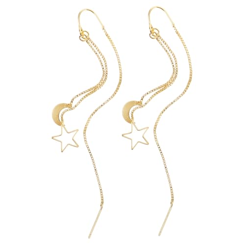 Beaupretty Einfädler-ohrringe Für Damen Mit Mond Und Sterndesign Tropfenohrringe Mit Quastenverzierung Ohrhänger Für Frauen Kreativer Ohrschmuck Zum Tragen Bei Jedem Anlass Beaupretty Einfädler-ohrringe Für Damen Mit Mond Und Sterndesign Tropfenohrringe Mit Quastenverzierung Ohrhänger Für Frauen Kreativer Ohrschmuck Zum Tragen Bei Jedem Anlass von Beaupretty