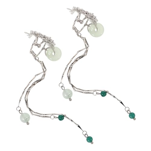 Beaupretty Quastenohrringe Damen Zirkonia Hängend Stilvoller Ohrschmuck für Partys und Hochzeiten von Beaupretty