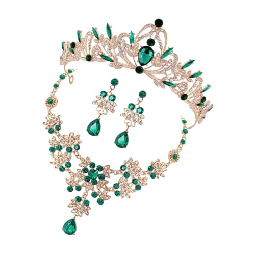 1 Satz Hochwertiges Brautschmuck Set für Frauen Ohrringe Halskette für Hochzeiten Junggesellinnenabschiede Besondere Anlässe von Beaupretty