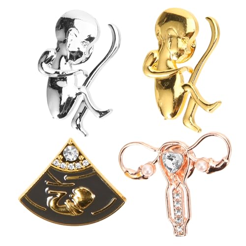Beaupretty 4 Stücke Metall Brosche Menschlichen Körper Organ Anstecknadel für Damen Langlebige Zinklegierung für Kleidung Taschen und Anzüge Beaupretty 4 Stücke Metall Brosche Menschlichen Körper Organ Anstecknadel für Damen Langlebige Zinklegierung für Kleidung Taschen und Anzüge von Beaupretty