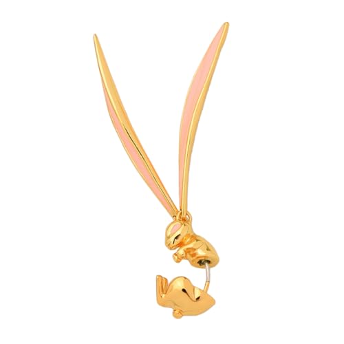 Beaupretty Kaninchenohrhänger Aus Silber Modeohrringe Als Ohrschmuck Für Damen Und Mädchen Kreatives Design Für Hawaii-partys Und Geburtstage Eleganter Schmuck Für Alltag von Beaupretty