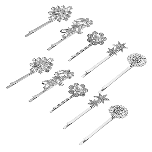 10 Stück Teiliges Rhinestone Haarklammern für Damen Dekorative Haarspangen für Hochzeiten Partys und Besondere Anlässe Stabil und Langlebig für Haartypen von Beaupretty