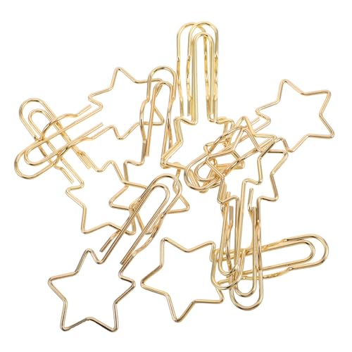 Beaupretty 10stücke Multifunktionale Star-Shaped Metall Büroklammern Für Notizen Planner Und Büroorganisation Kreative Clips Für Fotos Und Dokumente Für Schule Büro Und Zuhause von Beaupretty