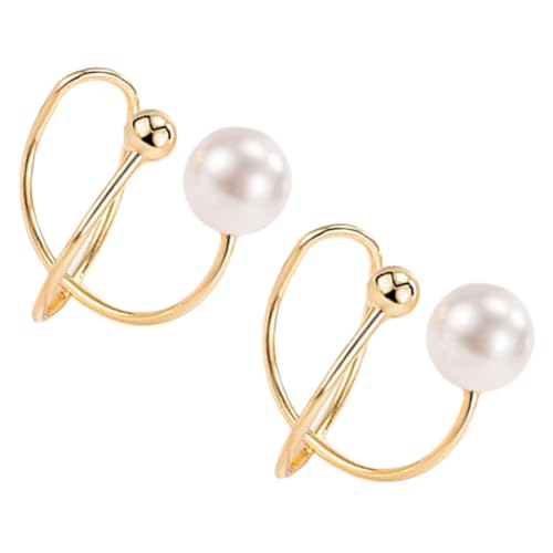 Beaupretty Perlenohrringe Für Damen Ohrclips Mit Piercing Modeschmuck Mit Perlen Für Mädchen Und Erwachsene von Beaupretty