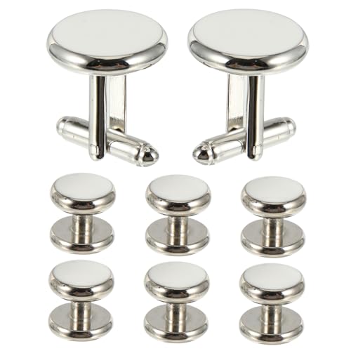 1Satz Manschettenknöpfe Teiliges Hochwertigem Klassische Französische mit Tropfendem Öl Langlebig Rostfrei Herrenhemden von Beaupretty