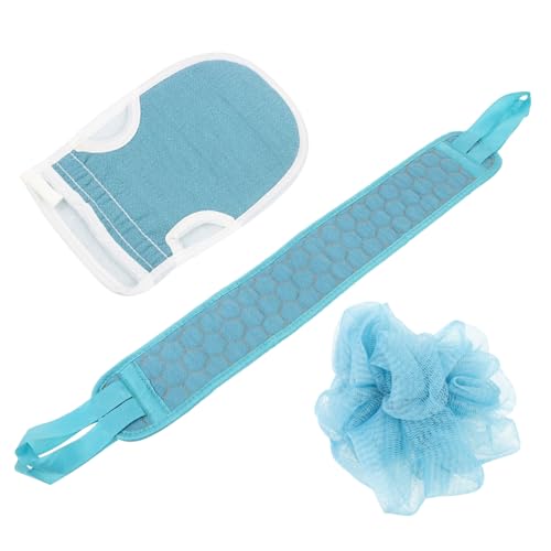 1Satz Peeling Badetuch Teiliges Duschhandtuch für Effektive Körperreinigung Rückenschrubber Hochwertiges Material für Besten Komfort und Pflege von Beaupretty