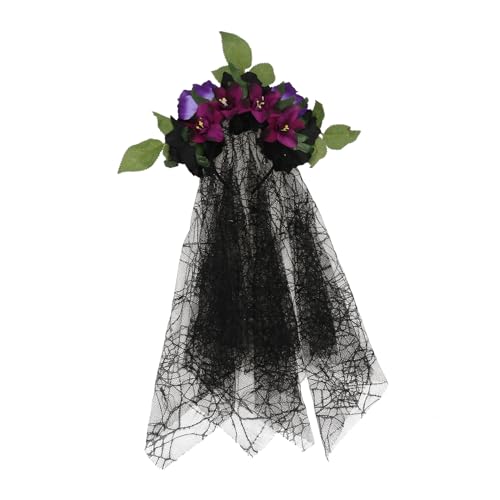 1Stück Dekoratives Haarband mit Rosenblüten Eleganter Haarschmuck für Partys Hochzeiten und Besondere Anlässe aus Hochwertigem und Spitze Gefertigt für Damen von Beaupretty