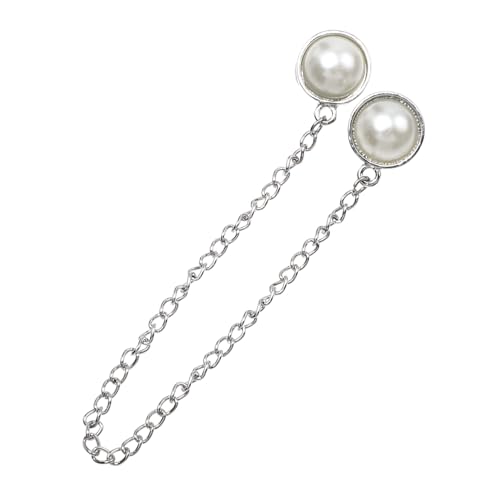 1Stück Perlen Kragenbrosche für Accessoire für Anzüge Hüte Elegantes Design für Jede Gelegenheit Verleiht Ihrem Outfit Persönlichkeit von Beaupretty