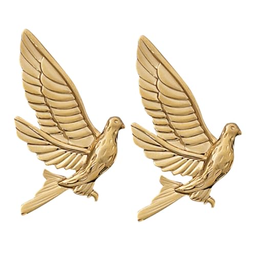Beaupretty 2stücke Tauben-brosche Aus Metall Vogel-anstecknadeln Schmuck Für Damen Und Herren Silberfarben Accessoires Für Kragen Und Kleidung von Beaupretty