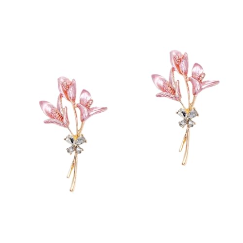2 Stück Goldene Brosche für Damen Anstecknadel mit Eleganter Blumenpin für Kleidung Schal Hut Anzugdekoration für Partys Besondere Anlässe von Beaupretty