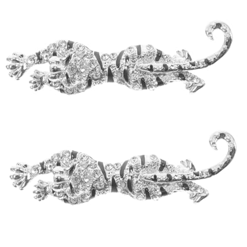 2 Stück Leopardenbrosche mit Tierbrosche für Damen Anstecknadel für Kleidung Schals Accessoires Raffinierte Mode von Beaupretty