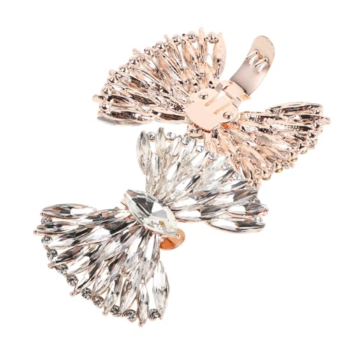 Beaupretty 2 Stück Schuhclips mit Schleife Abnehmbare Schuhverzierungen Zinklegierung für Damen Dekorative Pump Hochzeits Accessoires Stilvolle Schuhschmuck Collage von Beaupretty