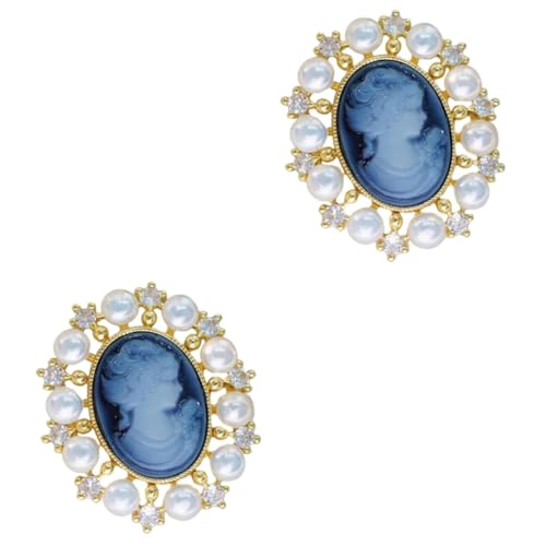 2 Stück Vintage Perlenbrosche für Damen Broschen Nadel für Kleidung Schals Pullover Vielseitig Verwendbar oder Halskette Hochzeiten Besondere Anlässe von Beaupretty