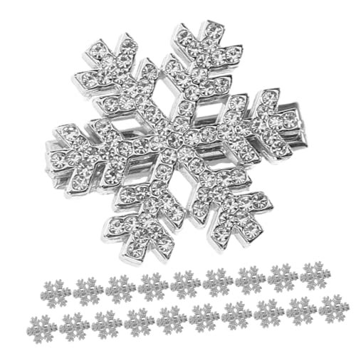 20 Stück Schneeflocken Haarspangen Glitzernde Strass Haarspangen Aus Metall Weihnachts Haarnadeln Accessoires Für Frauen Prinzessin Lang Für Den Winter Weihnachten von Beaupretty
