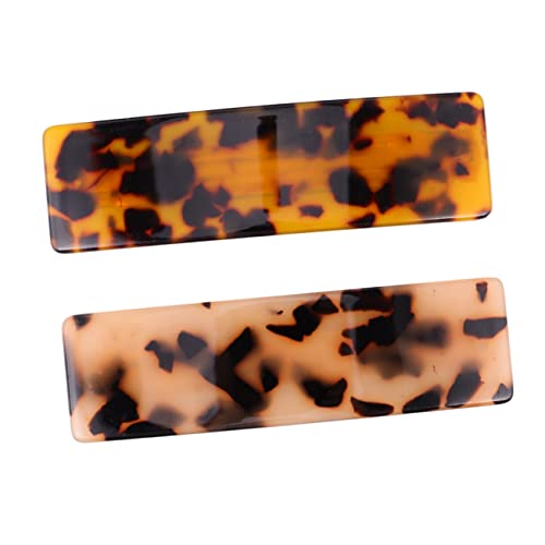 2Stücke Frühlingshaarklammern für Damen Haarclips Schildpatt und Rutschfeste Federclips für Haartypen und Anlässe Langlebig und von Beaupretty