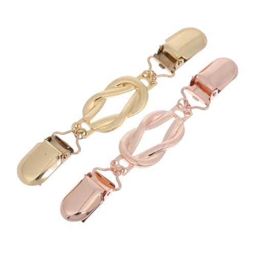 Beaupretty 2stücke Vintage Schalclips Aus Pulloverclips Und Cardigan-clips Für Damenkleider Retro-design Schalkragenclips Broschenclip Für Hemden Und Cape Mantel Cinch Verschluss von Beaupretty