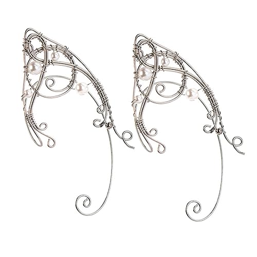 Beaupretty 2stücke Damen Ohr Cuffs Handgefertigte Ohrringe Für Cosplay Modisches Accessoire Ohrlöcher Stilvolles Design Für Partys Und Besondere Anlässe von Beaupretty
