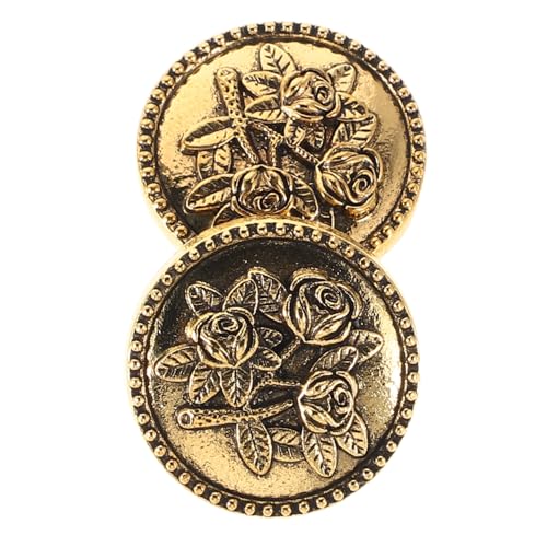 Beaupretty 2stücke Manschettenknöpfe Mit Knopfabdeckungen Knopfabdeckungen Für Herren Und Damen Für Hemden Hochzeiten Und Partys Stilvolle Zubehör Für Formelle Kleidung von Beaupretty