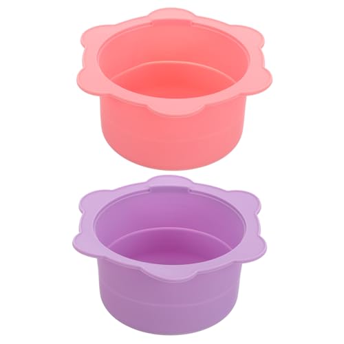 2st Schüsseln Wachs-kit Kuchenformen Wärmtopf Für Süßigkeiten Schüssel Zum Schmelzen Von Wachs Maske Ersatz Wachstopf Cupcake-liner Wachswärmer Hartwachsperlen Muffinform Kieselgel Beaupretty von Beaupretty