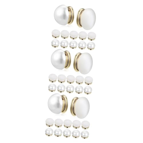 3 Sätze Magnetische Broschen Mit Kunstperlen Sicherheitsnadeln Für Hochzeitskleider Schals Und Oberteile Stilvolle Outfits Und Vermeidung Von Malheuren 12 Stück * 3 von Beaupretty