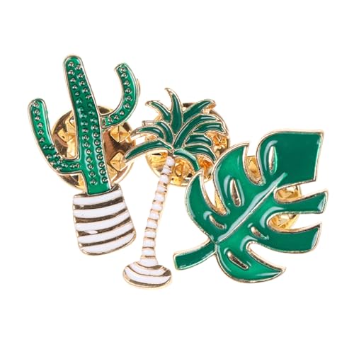 3 Stück Blattpflanze Blumenbrosche Kragennadel Anstecknadel Hutbrosche Anstecknadel Für Rucksäcke Abschlussball Schmuck Für Frauen Anzugbrosche Pflanzenbrosche Anstecknadel Für von Beaupretty