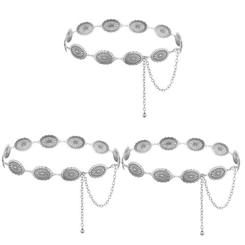 3 Stück Stylische Verstellbare Damen Waist Chain Bauchschmuck Kette für Partys Hochzeiten Metallisch Outfit 3 Stück Stylische Verstellbare Damen Waist Chain Bauchschmuck Kette für Partys Hochzeiten Metallisch Outfit von Beaupretty