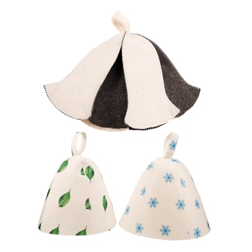 Beaupretty 3 Stücke Filz Saunahut Atmungsaktiv Wiederverwendbar Stylischer Sauna Hut für Damen und Herren Badezimmer Duschhut Saunazubehör Beaupretty 3 Stücke Filz Saunahut Atmungsaktiv Wiederverwendbar Stylischer Sauna Hut für Damen und Herren Badezimmer Duschhut Saunazubehör von Beaupretty