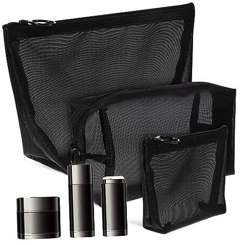 Beaupretty 3 Stück Kosmetiktasche Reise Kulturbeutel Reißverschluss Make Up Organizer für Damen Leicht und Wasserabweisend Vielseitig Einsetzbar von Beaupretty