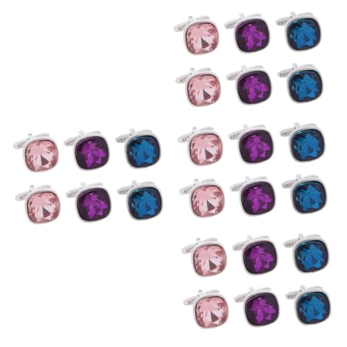 4 Sätze Herren Manschettenknöpfe Mit Farbenfrohe Cufflinks Für Formelle Anlässe Hochzeiten Business Outfits Stilvolle Anzug Accessoires Für Männer 3 Paare * 4 von Beaupretty