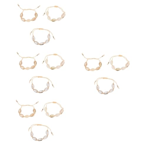 4 Sätze Teiliges Verstellbares Muschelarmband Für Damen Boho Strand Schmuck Mit Muschelanhängern Für Besondere Anlässe Wie Geburtstage Hochzeiten 3 Stücke * 4 von Beaupretty