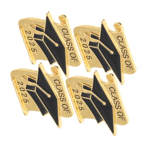Beaupretty 4stücke Graduation Cap Anstecknadel Brosche Mit Teilen Dekorative Abzeichen Für Absolventen Vielseitige Anstecker Für Kleidung Und Taschen Geschenke Für Männer Und Frauen von Beaupretty