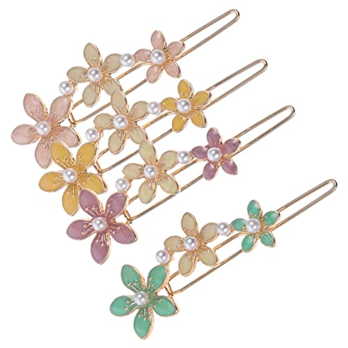 4 Stück Teiliges Haarspangen mit Blumenmotiv Haarschmuck Accessoires für Damen für Jede Frisur von Beaupretty