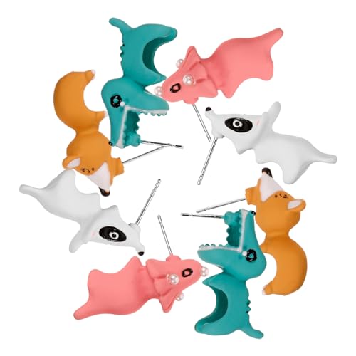 Beaupretty 4paare Tierohrringe Aus Polymer Frauen Ohrhänger Mit Tiermotiv Leicht Und Robust Als Für Freundinnen Und Familie Beaupretty 4paare Tierohrringe Aus Polymer Frauen Ohrhänger Mit Tiermotiv Leicht Und Robust Als Für Freundinnen Und Familie von Beaupretty