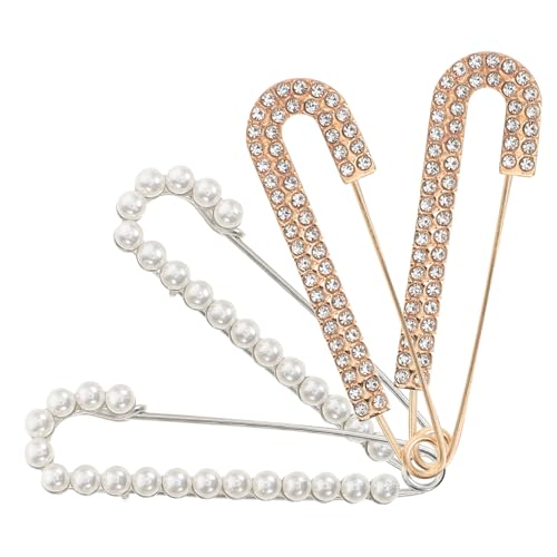 4Stücke Teiliges Broschenset für Damen Anstecker mit Sicherheitsnadel für Pullover Schals Perfektes Accessoire für Jede Gelegenheit von Beaupretty