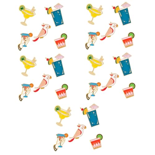 5 Sätze Teiliges Hawaii Broschen Für Frauen Anstecknadeln Zur Dekoration Von Kleidung Schals Taschen Kreative Sommeraccessoires 5 Stücke * 5 von Beaupretty