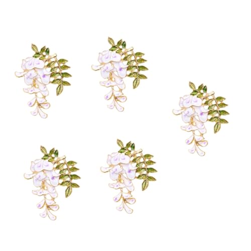 5 Stück Pflanzenbrosche Legierung Eleganter Nostalgischer Brustpin Einzigartiges Schmuck Accessoire für Kleidung Hüte Taschen Schals 5 Stück Pflanzenbrosche Legierung Eleganter Nostalgischer Brustpin Einzigartiges Schmuck Accessoire für Kleidung Hüte Taschen Schals von Beaupretty