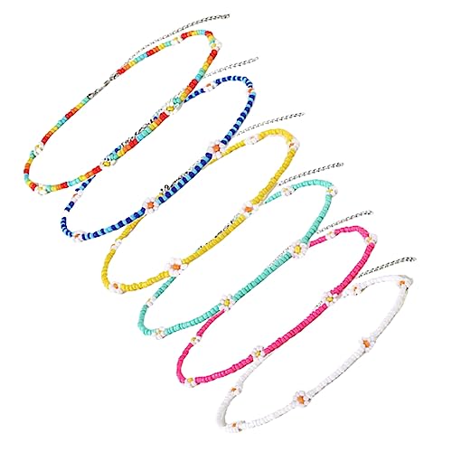 6Stücke Teiliges Bohemian Perlenhalsketten für Frauen Strandketten für Partys Leicht Stylisch Perfektes von Beaupretty