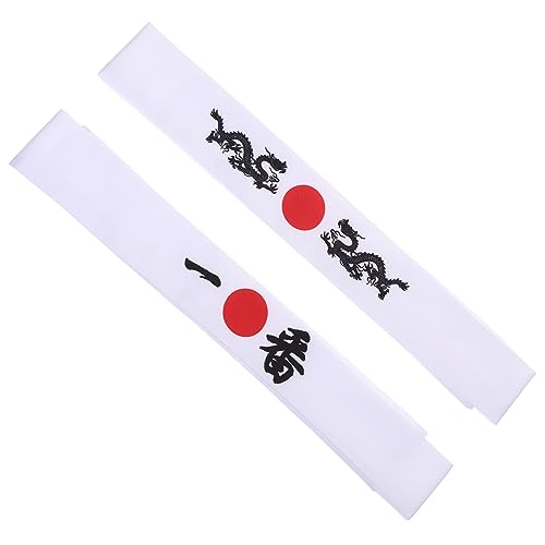 Beaupretty Binden 8 Stk es Haarband Herren Kostüme es Karate-stirnband Kochen Stirnband Karate-stirnbänder Für Kinder Stirnband Bandana Polyester er Stil Mann Haarschmuck von Beaupretty