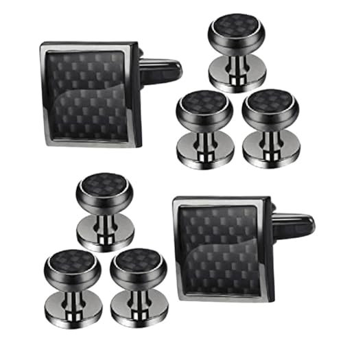 8 Stück Teiliges Set Herren Manschettenknöpfe Hemdknöpfe Elegantes Design für Formelle Anlässe Wie Hochzeiten Business Events Langlebig Faderesistent 8 Stück Teiliges Set Herren Manschettenknöpfe Hemdknöpfe Elegantes Design für Formelle Anlässe Wie Hochzeiten Business Events Langlebig Faderesistent von Beaupretty