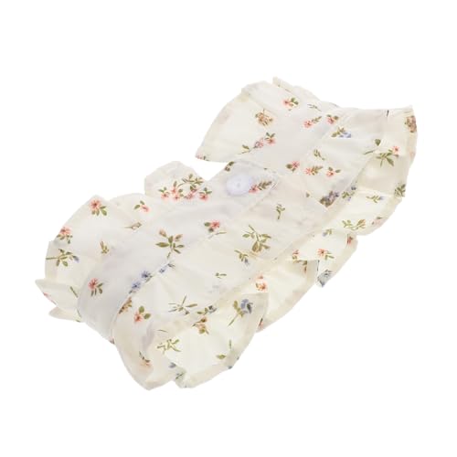 Abnehmbarer Blusenkragen für Damen mit Rüschenrand Plissierter Stehkragen im Floralen Design Eleganter Falscher für Kleider Pullover Partys Besondere von Beaupretty