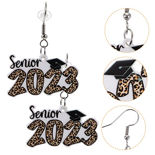 Beaupretty 1 Paar 2023 Abschluss Saison Ohrringe Fallen Absolventen Abschlussklasse 2023 Graduation Hoop Ohrringe Abschlusskappen-ohrringe Ohranhänger Schlüssel Acryl Leopard Beaupretty 1 Paar 2023 Abschluss Saison Ohrringe Fallen Absolventen Abschlussklasse 2023 Graduation Hoop Ohrringe Abschlusskappen-ohrringe Ohranhänger Schlüssel Acryl Leopard von Beaupretty