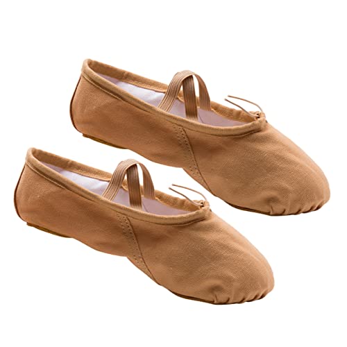 Beaupretty 1 Paar Ballettschuhe für Damen und Mädchen Weiche und Atmungsaktive Tanzschläppchen Yoga Ballet Schuhe mit Rutschfester Sohle Hellbraun für Ballett Yoga und Moderne Tänze Beaupretty 1 Paar Ballettschuhe für Damen und Mädchen Weiche und Atmungsaktive Tanzschläppchen Yoga Ballet Schuhe mit Rutschfester Sohle Hellbraun für Ballett Yoga und Moderne Tänze von Beaupretty