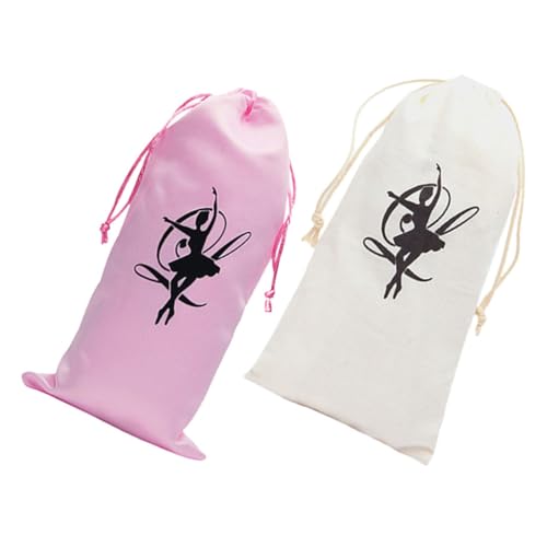 Beaupretty Schuhbeutel Für Ballettschuhe Damen Mit Kordelzug Organizer Aus Segeltuch Und Satin Für Aufbewahrung Und Reisen von Beaupretty