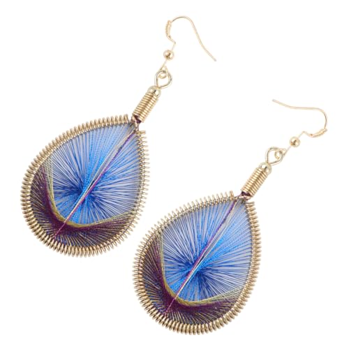 Beaupretty Geflochtene Ohrringe Boho Fäden Ohrringe Schwanzfaden Damen Ohrhänger Goldfarben von Beaupretty