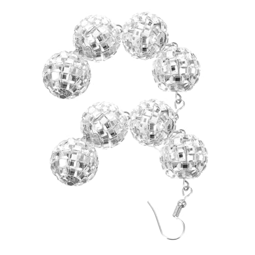 Beaupretty 1 Paar Disco Ball Ohrringe Damen Glänzende Spiegelkugel Ohrringe Stylische Statement Ohrhänger für Partys Besondere Anlässe Ohrschmuck für Frauen Beaupretty 1 Paar Disco Ball Ohrringe Damen Glänzende Spiegelkugel Ohrringe Stylische Statement Ohrhänger für Partys Besondere Anlässe Ohrschmuck für Frauen von Beaupretty