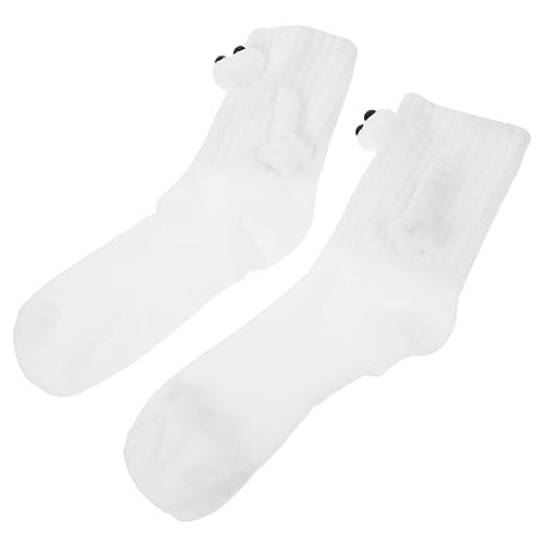 Beaupretty 1 Paar Fitness-Socken Handhaltesocken Unisex-Socken Crew-Socken Für Damen Socken Die Hände Halten Herrensocken Sportsocken Weiße Baumwolle Herren- Und von Beaupretty