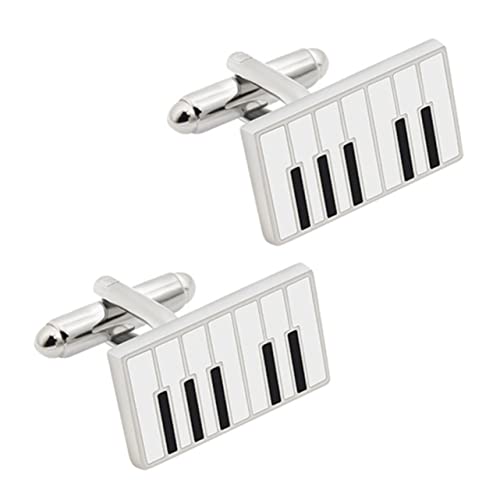 Beaupretty 1 Paar Herren Manschettenknöpfe im Klavierdesign Hochwertige Cufflinks für Anzüge Festliche Anlässe zu Weihnachten Valentinstag oder Geburtstagsfeiern Beaupretty 1 Paar Herren Manschettenknöpfe im Klavierdesign Hochwertige Cufflinks für Anzüge Festliche Anlässe zu Weihnachten Valentinstag oder Geburtstagsfeiern von Beaupretty