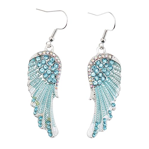 Beaupretty Engelsflügel Ohrringe für Damen Hängende Rhinestone Ohrhänger Schmuck für Hochzeit Alltag und Partys Ohrringe für Frauen Beaupretty Engelsflügel Ohrringe für Damen Hängende Rhinestone Ohrhänger Schmuck für Hochzeit Alltag und Partys Ohrringe für Frauen von Beaupretty