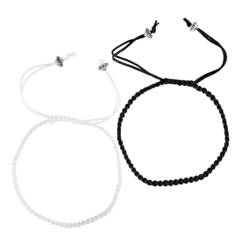 Beaupretty 1paar Matching Rope Armbänder Für Verstellbare Handgelenkarmbänder Für Freund Und Freundin Stilvolle Für Alltag Und Besondere Anlässe von Beaupretty