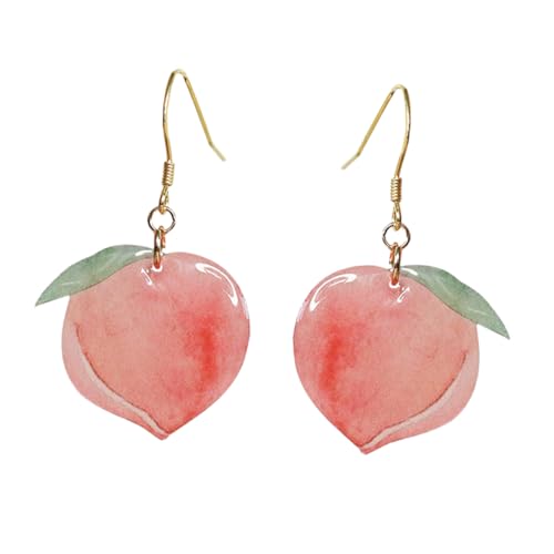 Beaupretty 1 Paar Pfirsich Ohrringe Rosa Schlenker Creolen Frauen Teardrop Ohr Ornament Schmuck Eardrop Pfirsiche Eardrop Beaupretty 1 Paar Pfirsich Ohrringe Rosa Schlenker Creolen Frauen Teardrop Ohr Ornament Schmuck Eardrop Pfirsiche Eardrop von Beaupretty